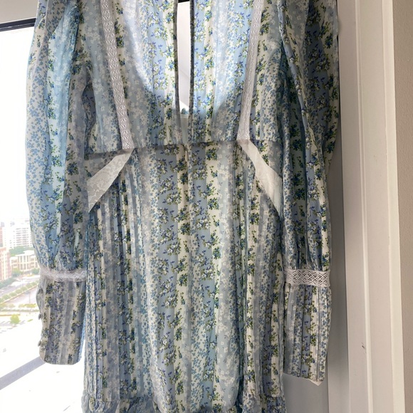 For Love & Lemons Gracie Mini Dress free shipping - Picture 6 of 9